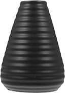 FENICAL Matte schwarze Keramik Vintage Blumenvase